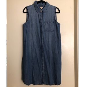 J. Crew Denim Tank Dress